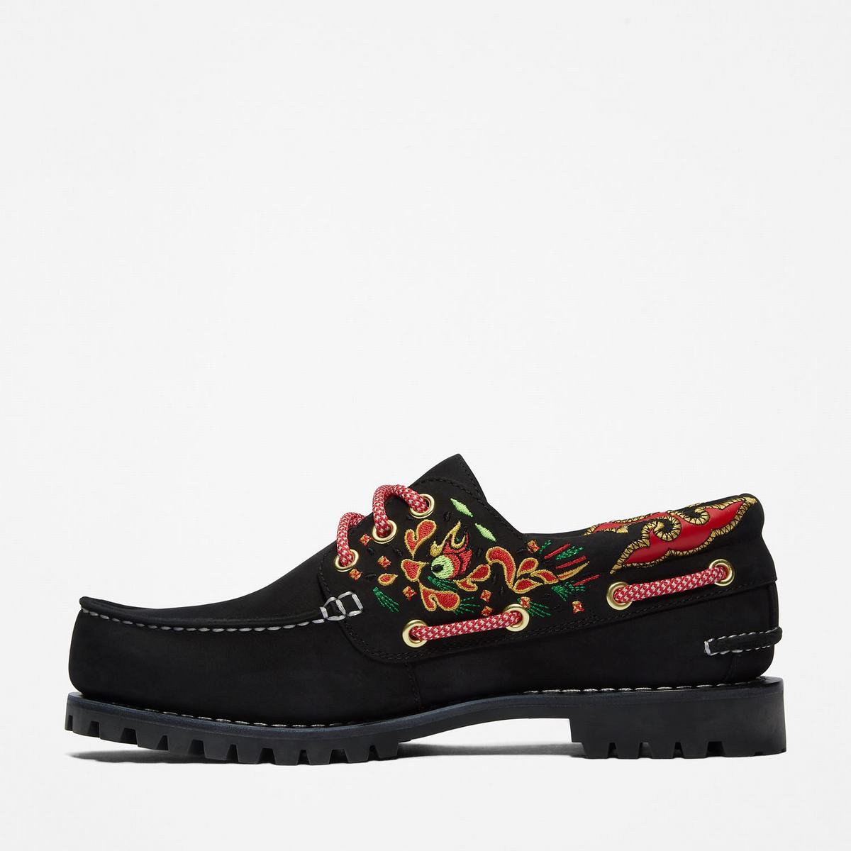 Timberland Sejlersko Dame Sort | LWFS52749