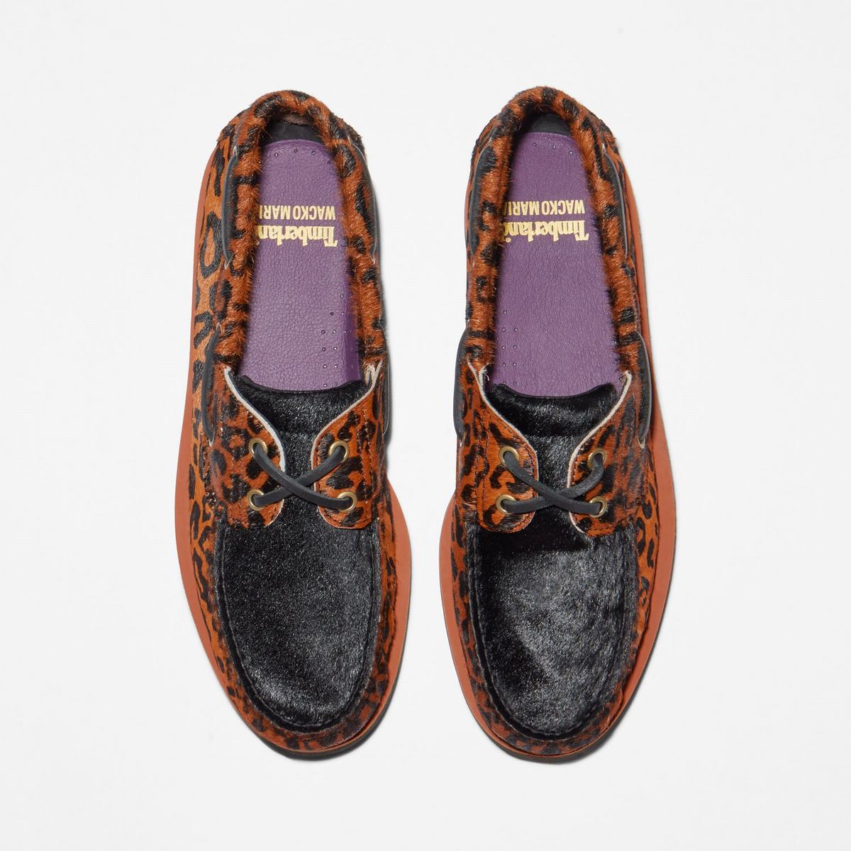 Timberland Sejlersko Herre Brune Leopard | OQFH73489