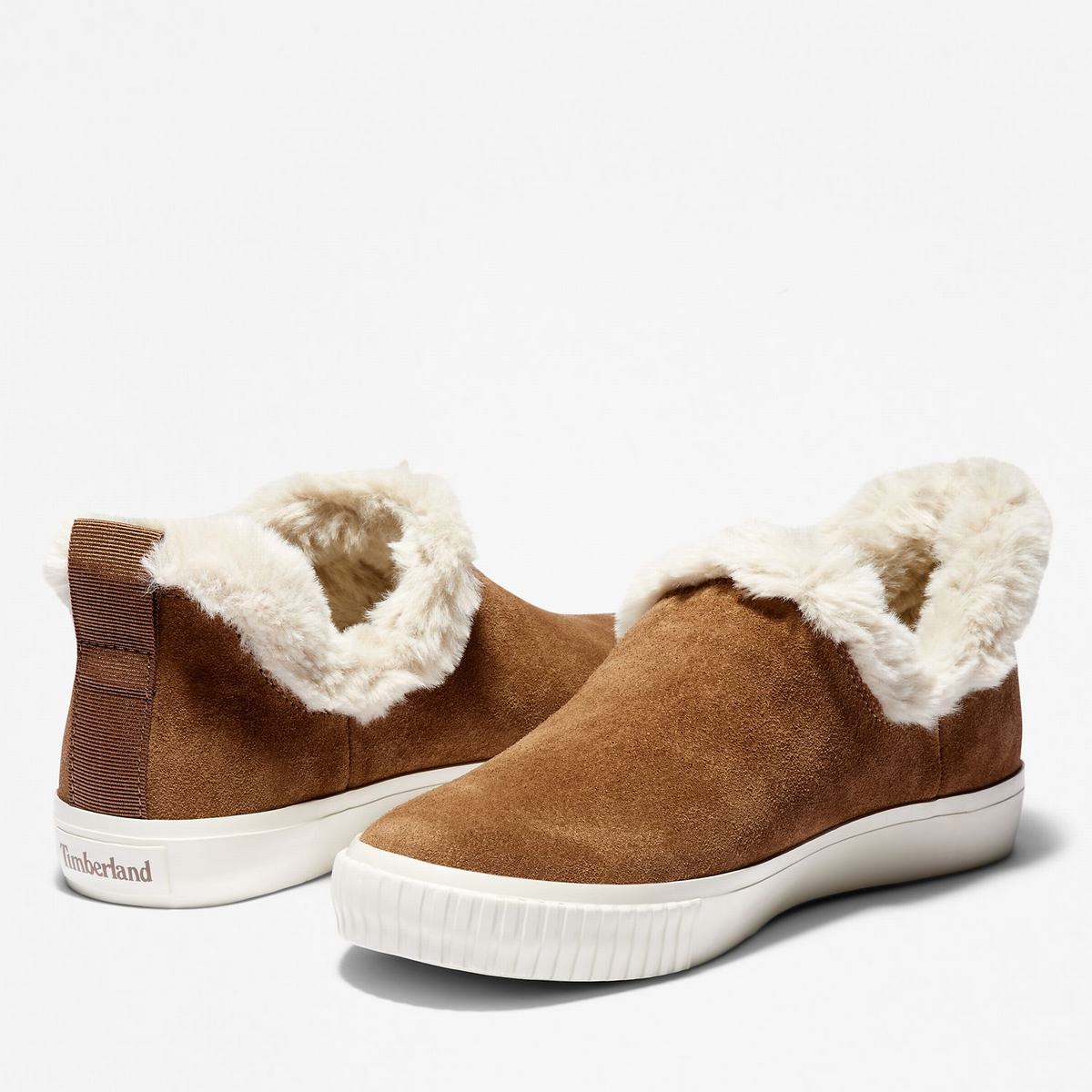 Timberland Slip Ons Dame Rød | KYCO42516