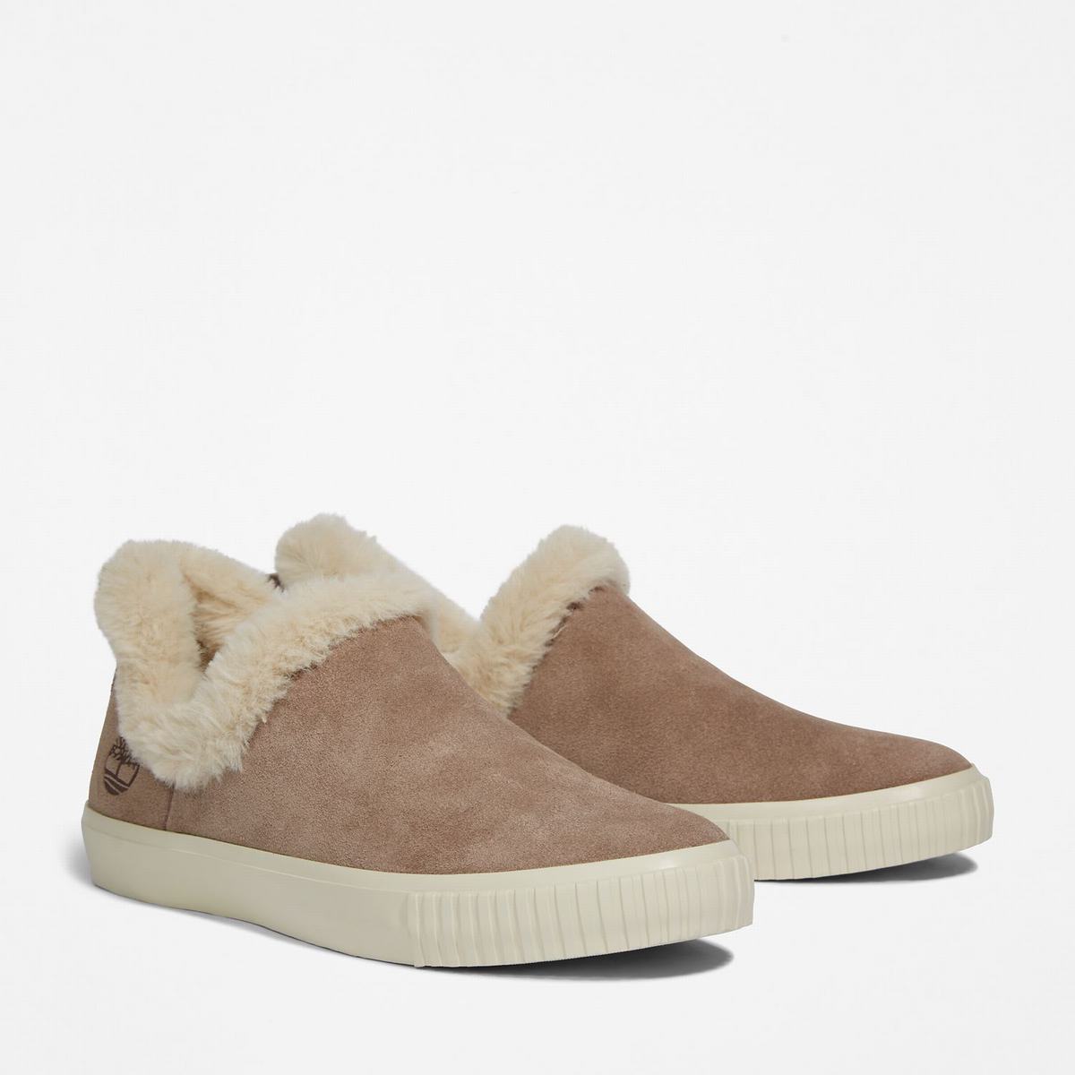 Timberland Slip-Ons Slip Ons Dame Grå Brune | FNUM65480