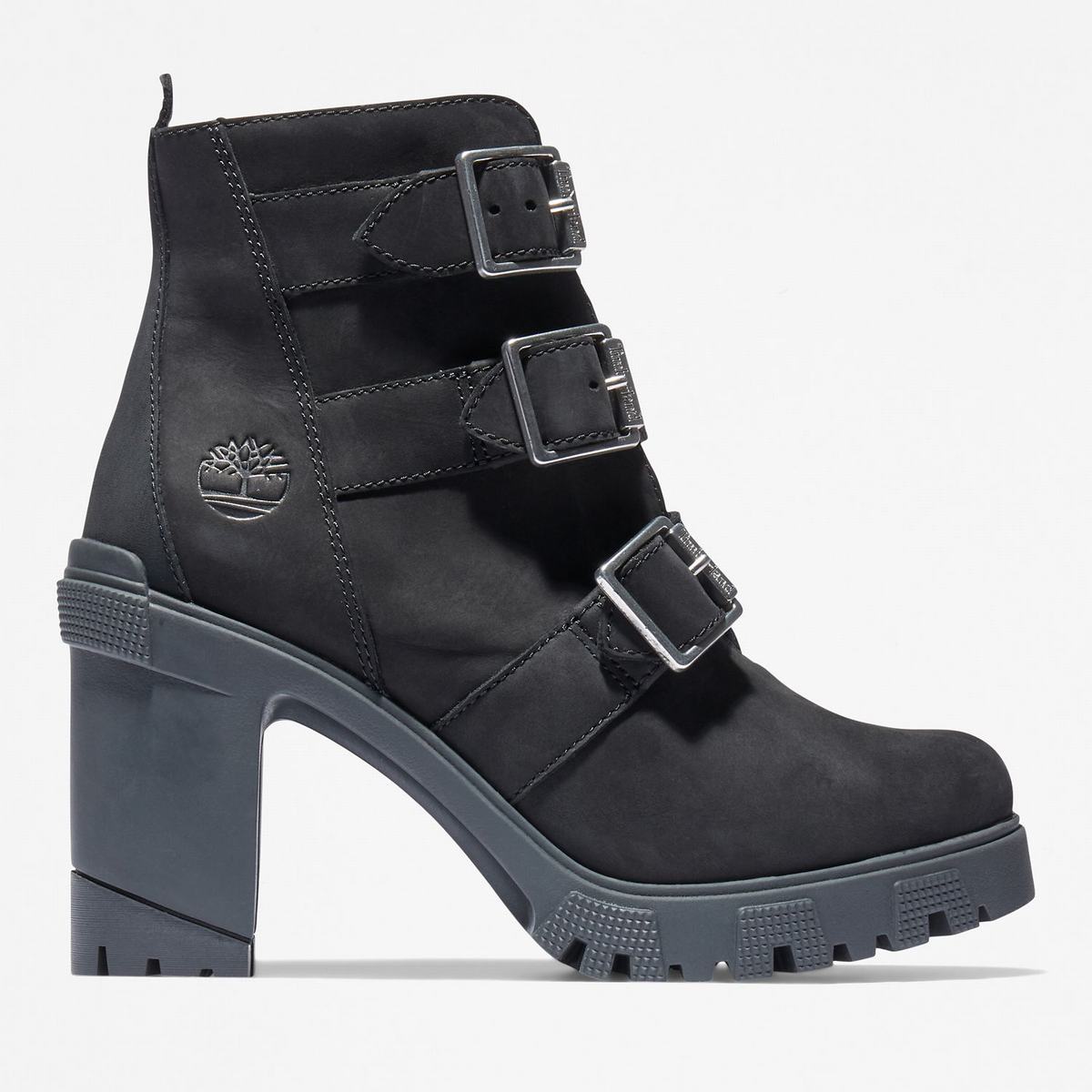 Timberland Støvler Med Spænde Dame Sort | LOXP05694