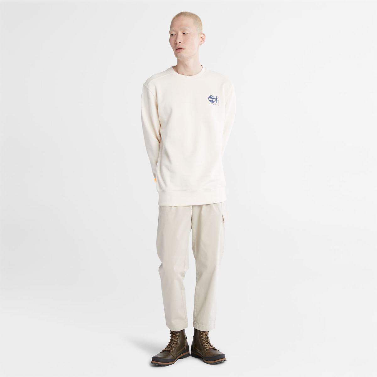 Timberland Sweatshirts Herre Beige | SMOK24610