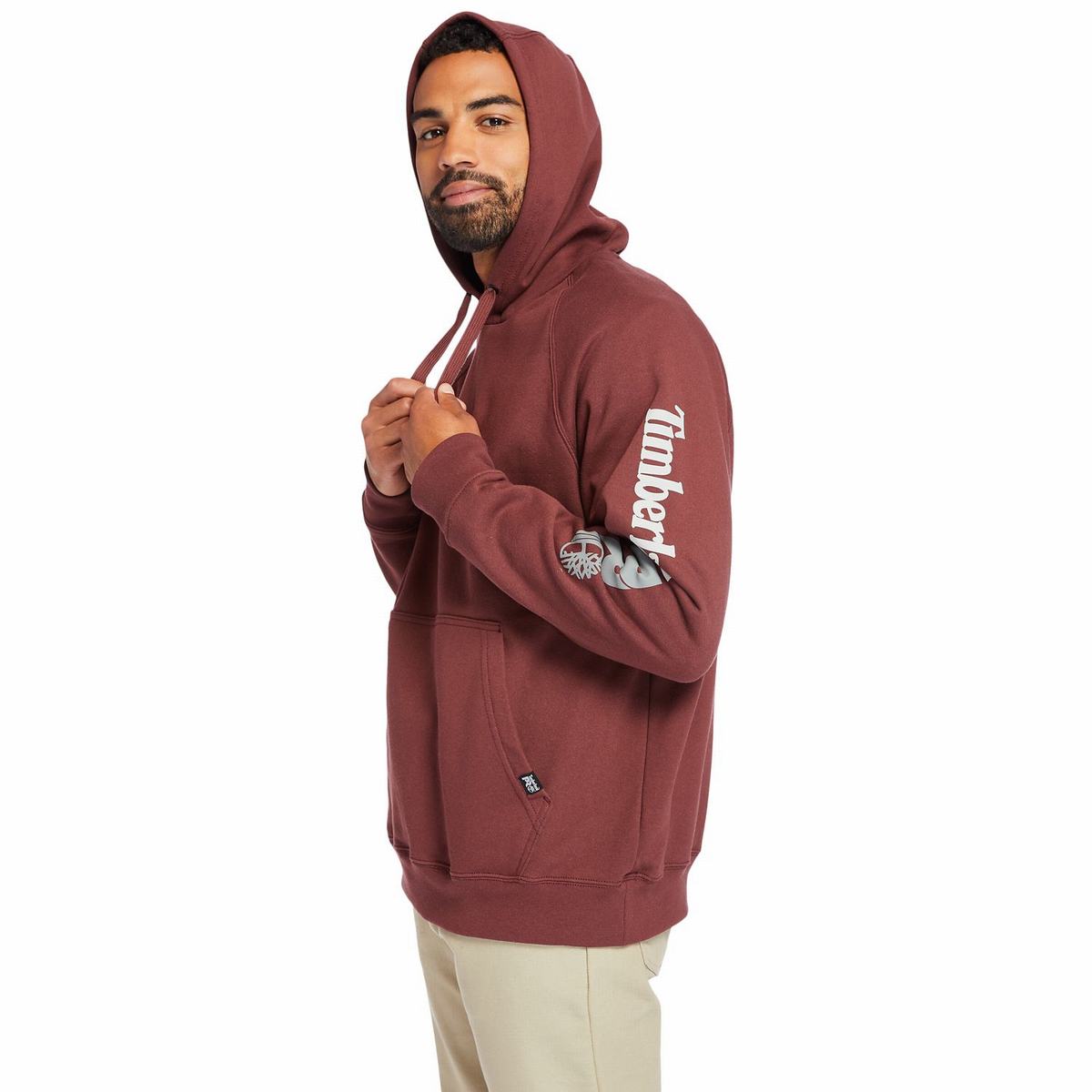 Timberland Sweatshirts Herre Bordeaux | MXDI92175