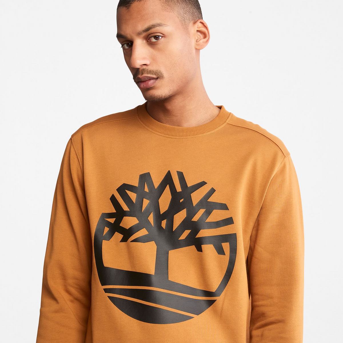 Timberland Sweatshirts Herre Brune Sort | MOUF95236