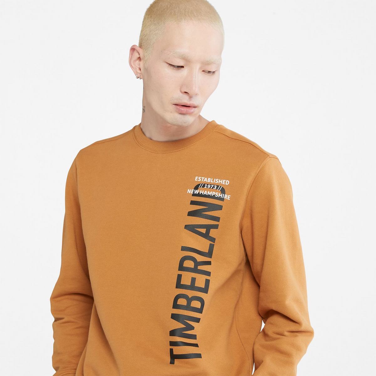 Timberland Sweatshirts Herre Brune | XRHY59236