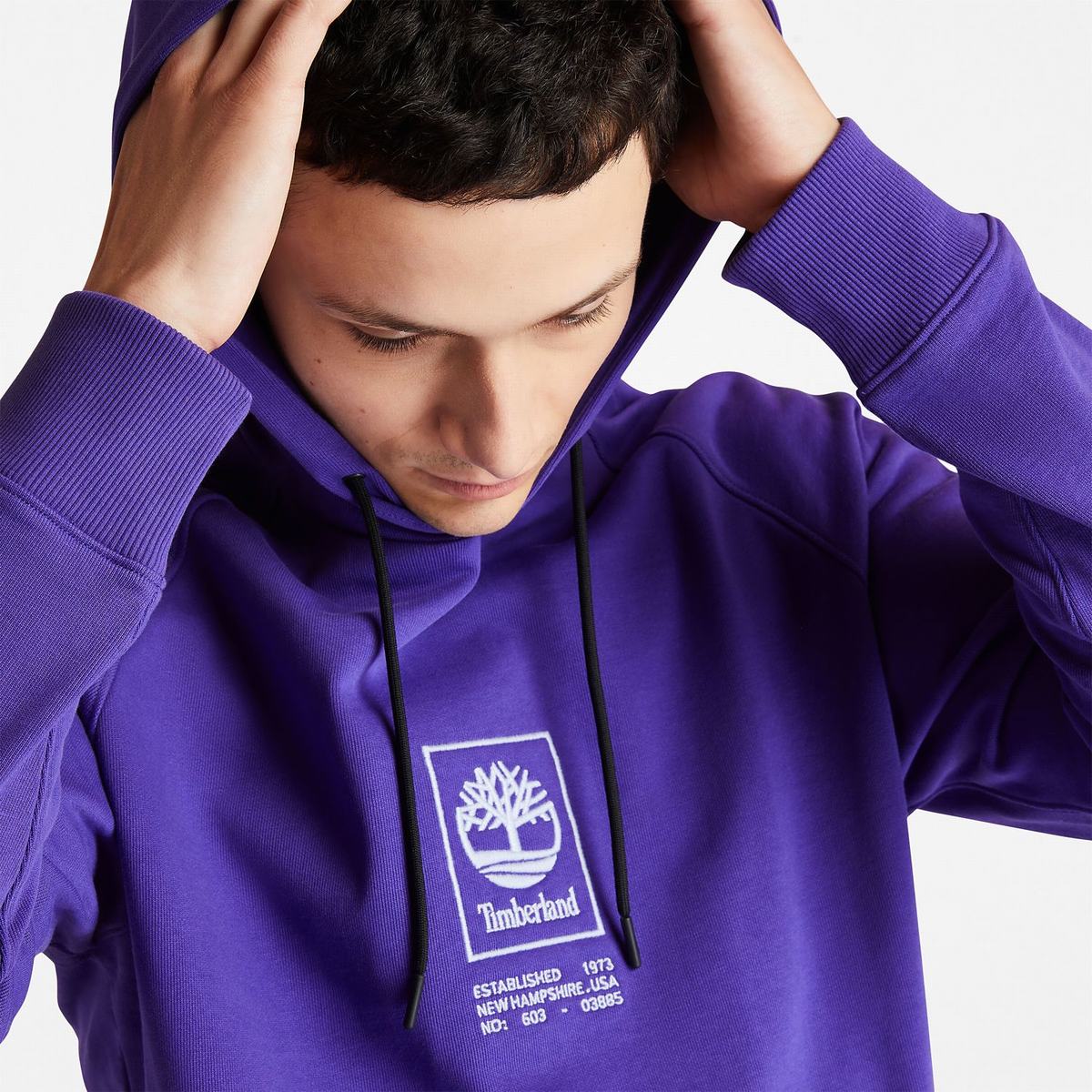 Timberland Sweatshirts Herre Dyb Blå | WZMA94132