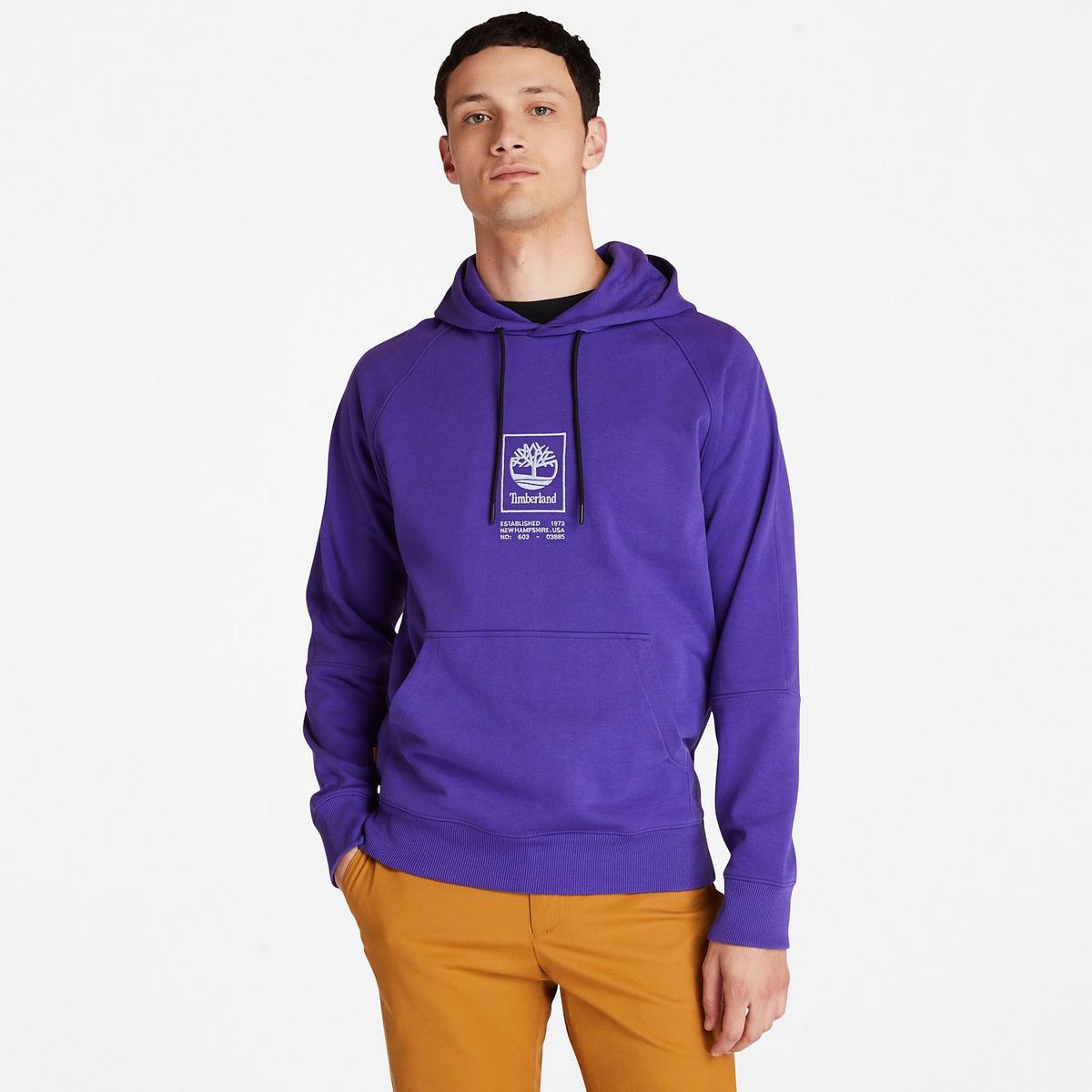 Timberland Sweatshirts Herre Dyb Blå | WZMA94132