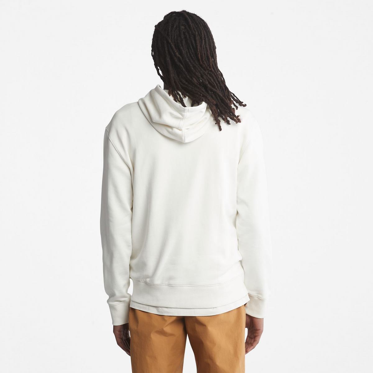 Timberland Sweatshirts Herre Hvide | ALCD69473