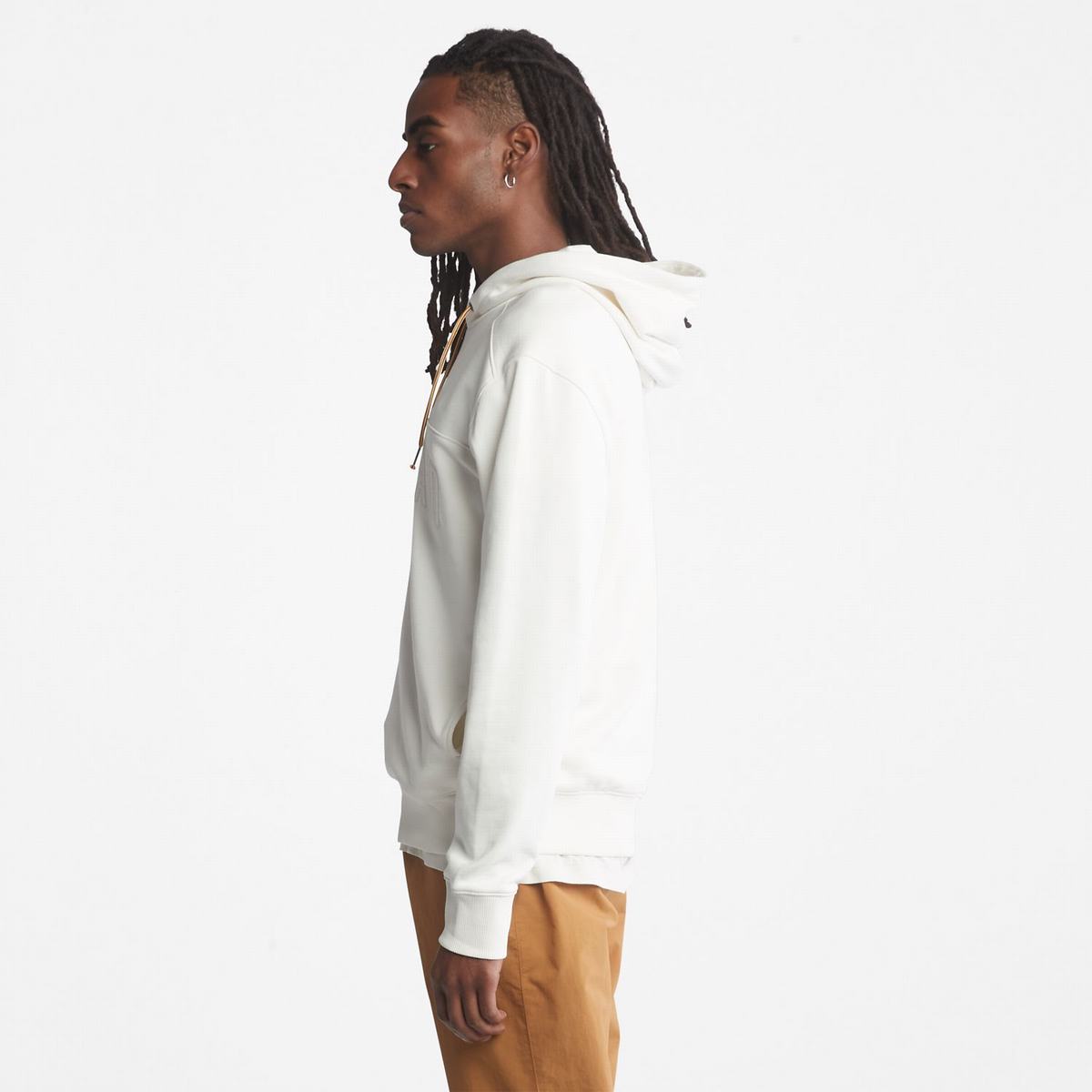 Timberland Sweatshirts Herre Hvide | ALCD69473