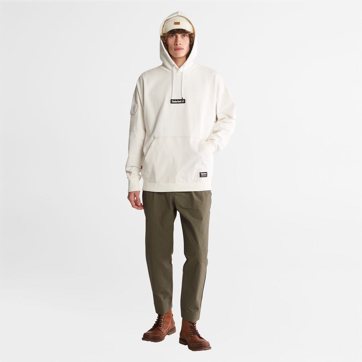 Timberland Sweatshirts Herre Hvide | RVHN62038