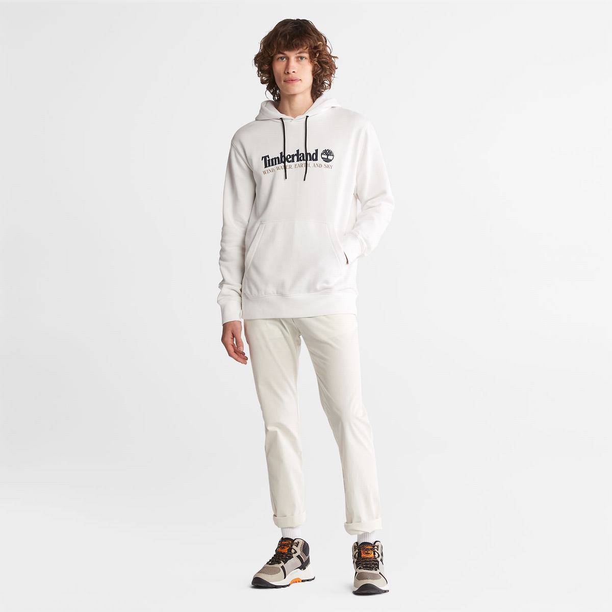 Timberland Sweatshirts Herre Hvide | UDXW56321