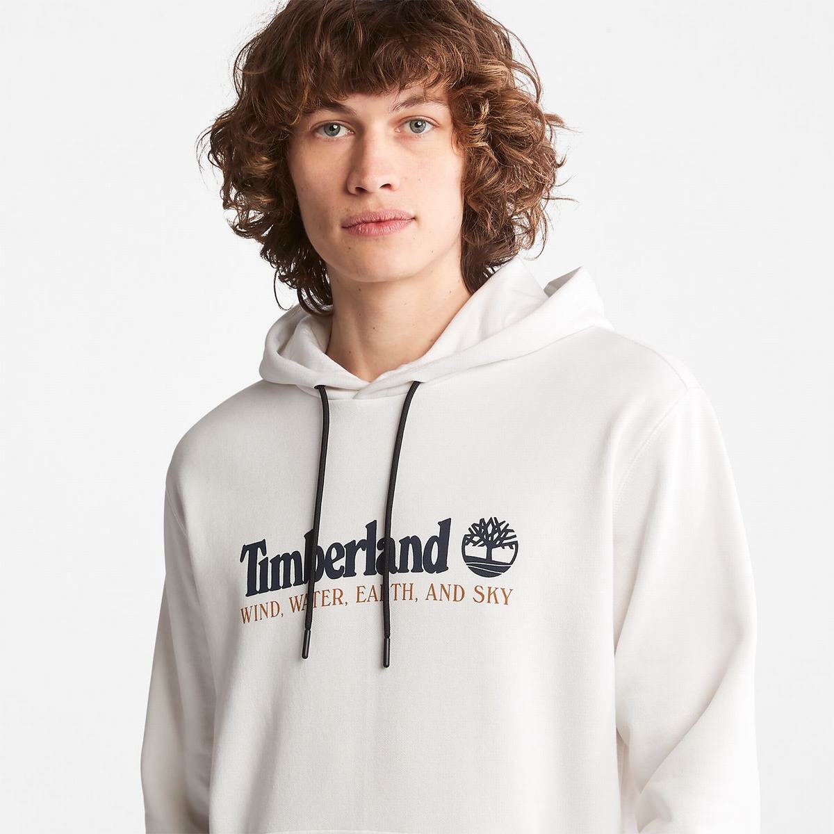 Timberland Sweatshirts Herre Hvide | UDXW56321