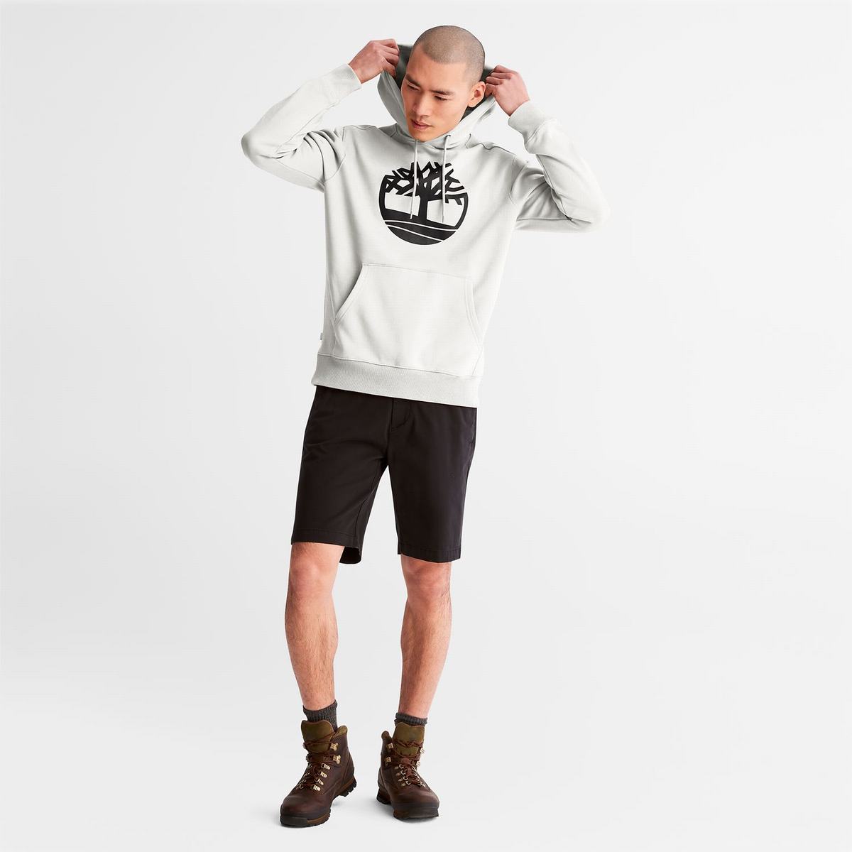 Timberland Sweatshirts Herre Hvide | UFZD68310