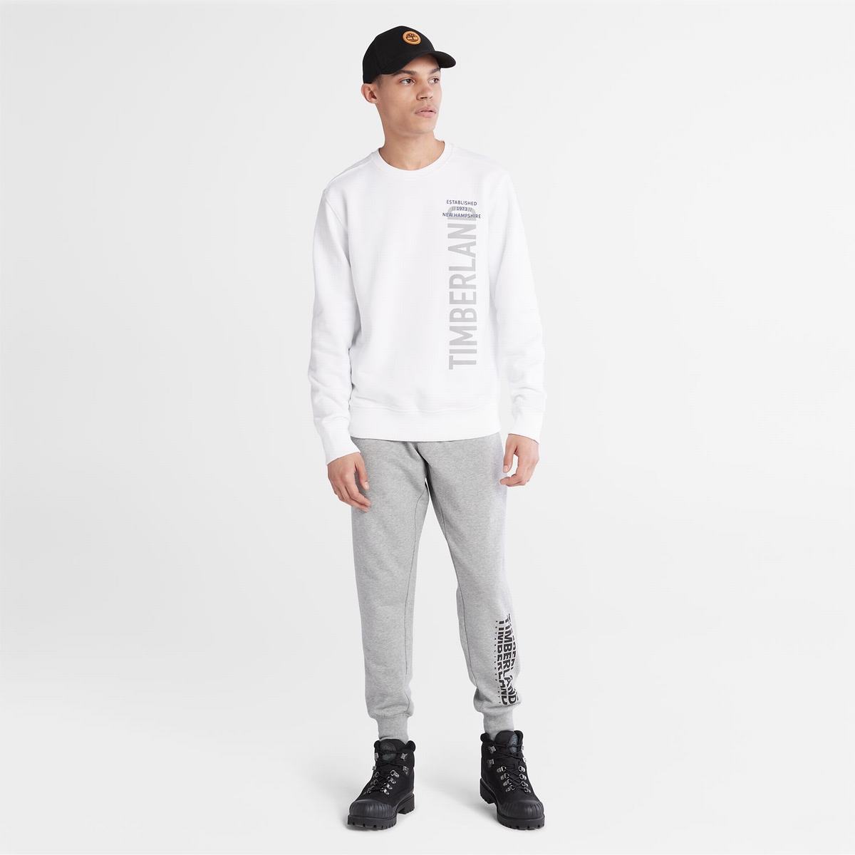 Timberland Sweatshirts Herre Hvide | YWGT08274