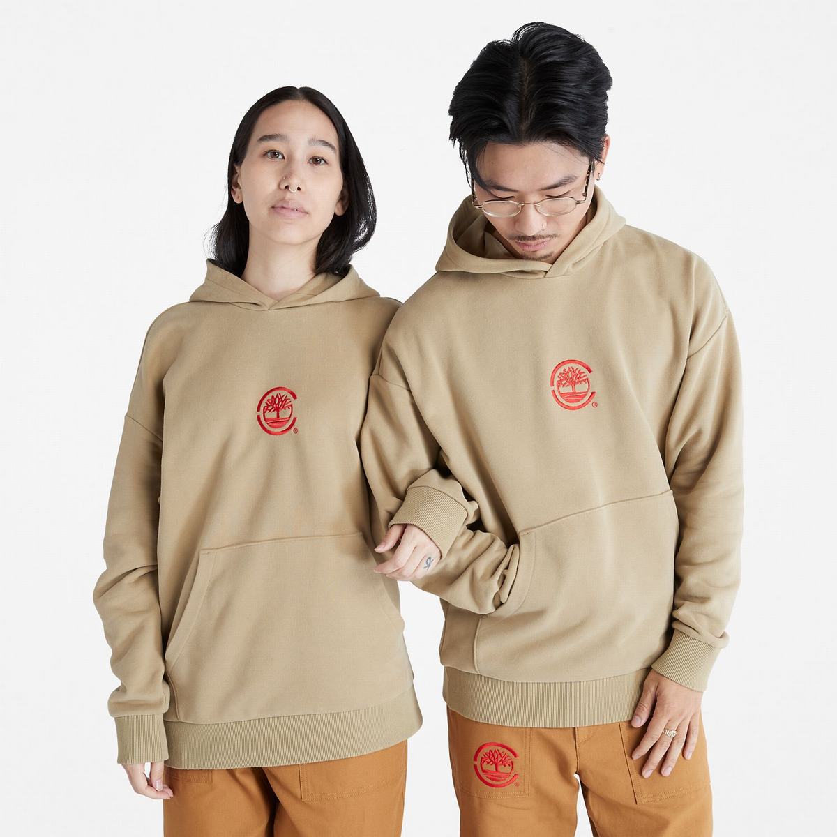 Timberland Sweatshirts Herre Khaki | XGTA25984