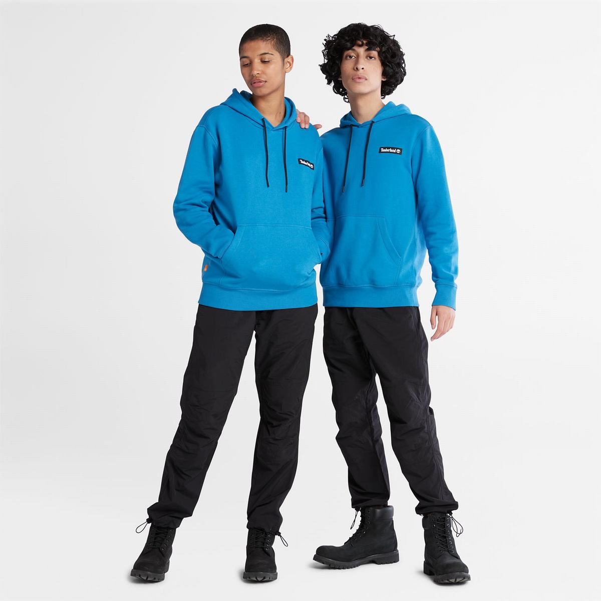 Timberland Sweatshirts Herre Lyseblå | JITG06781