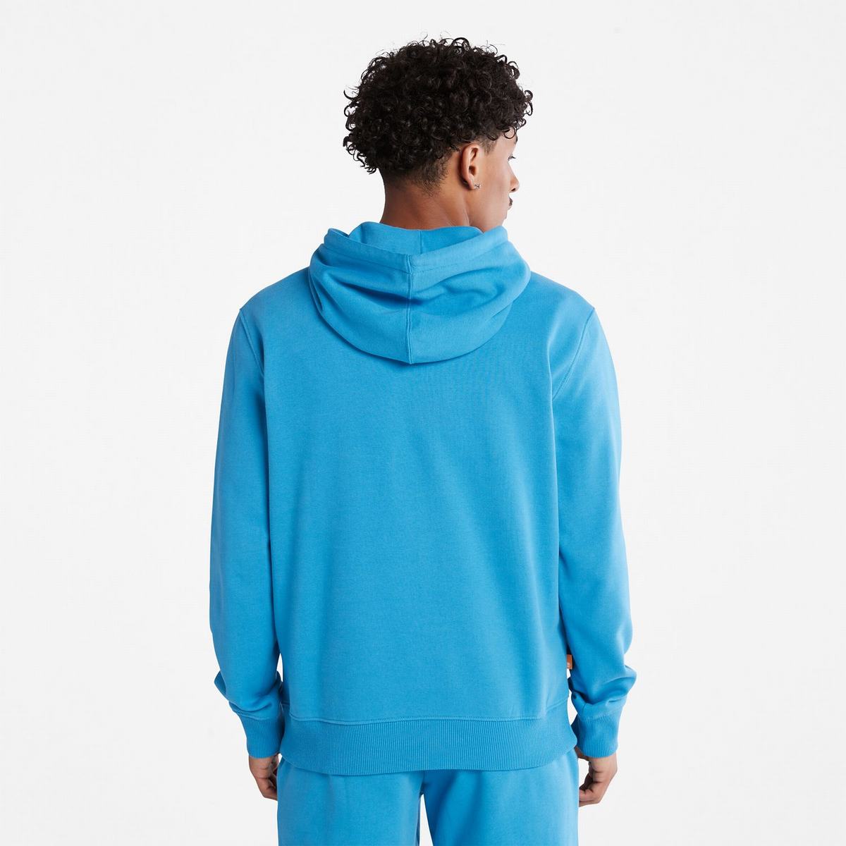 Timberland Sweatshirts Herre Lyseblå Sort | GSLQ76103