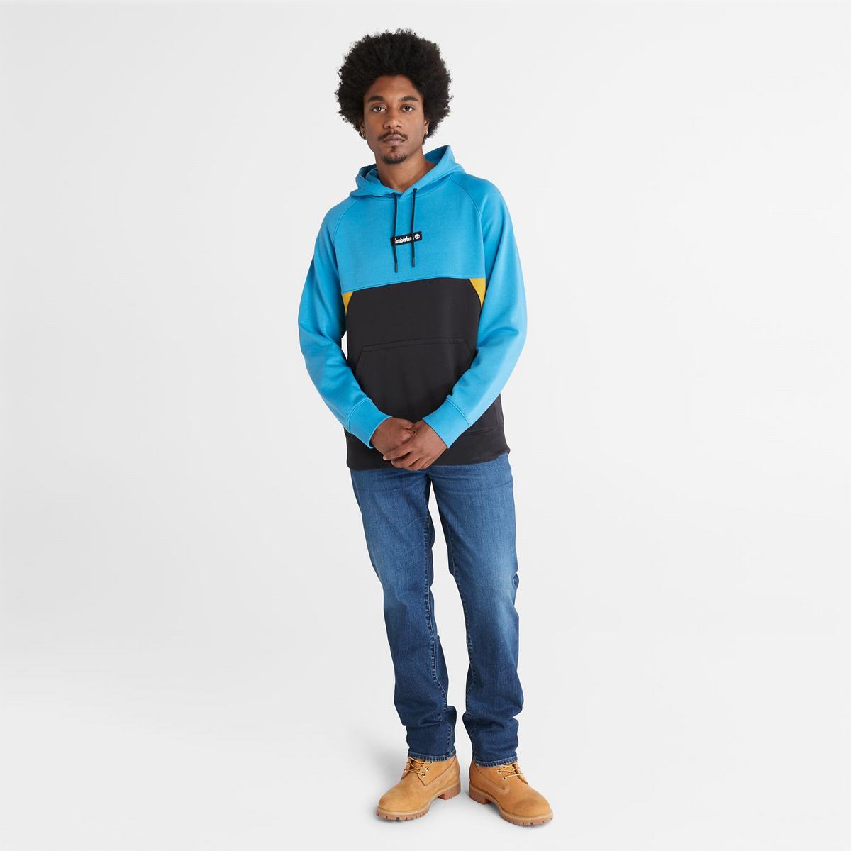 Timberland Sweatshirts Herre Lyseblå Sort | WCTQ51789