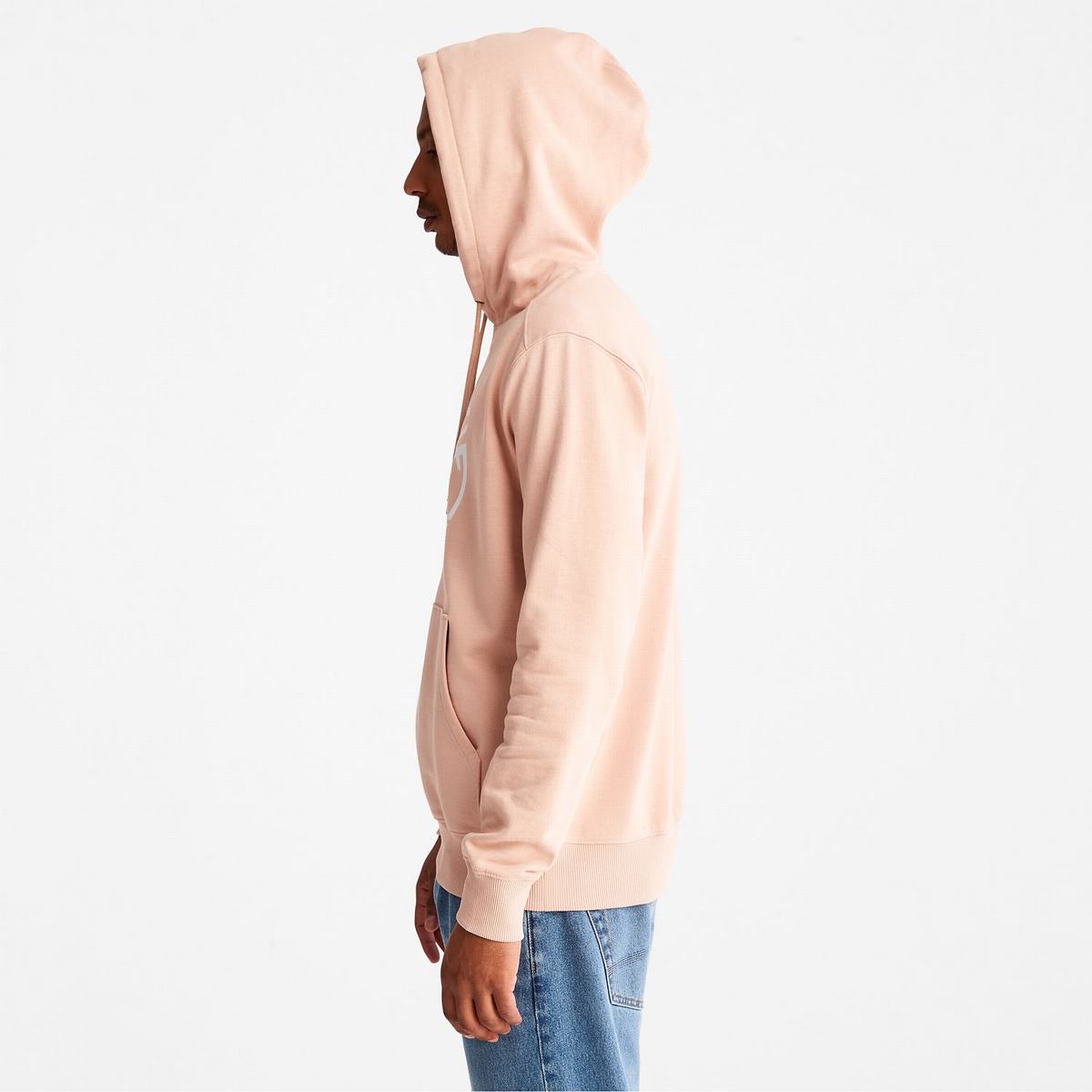 Timberland Sweatshirts Herre Lyserød | YELK71354