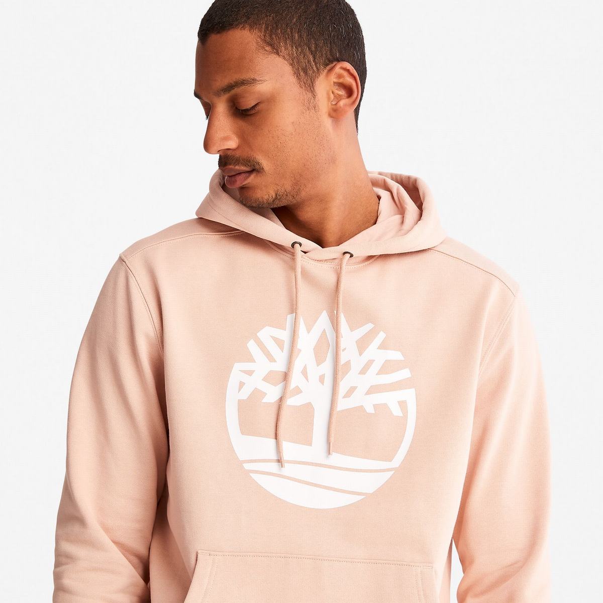 Timberland Sweatshirts Herre Lyserød | YELK71354