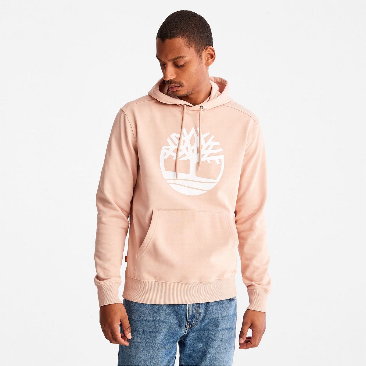 Timberland Sweatshirts Herre Lyserød | YELK71354