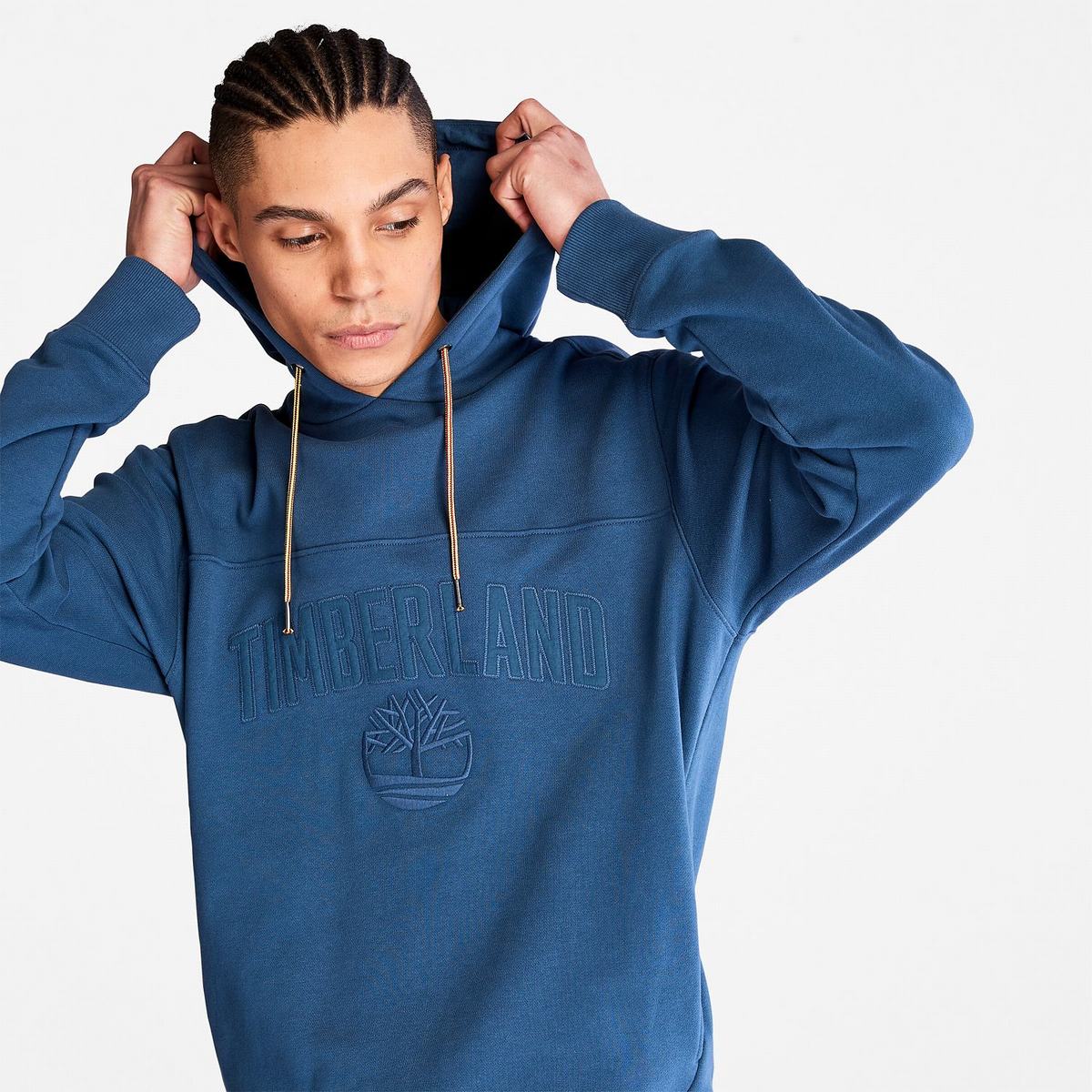 Timberland Sweatshirts Herre Mørkeblå | LVRI59308