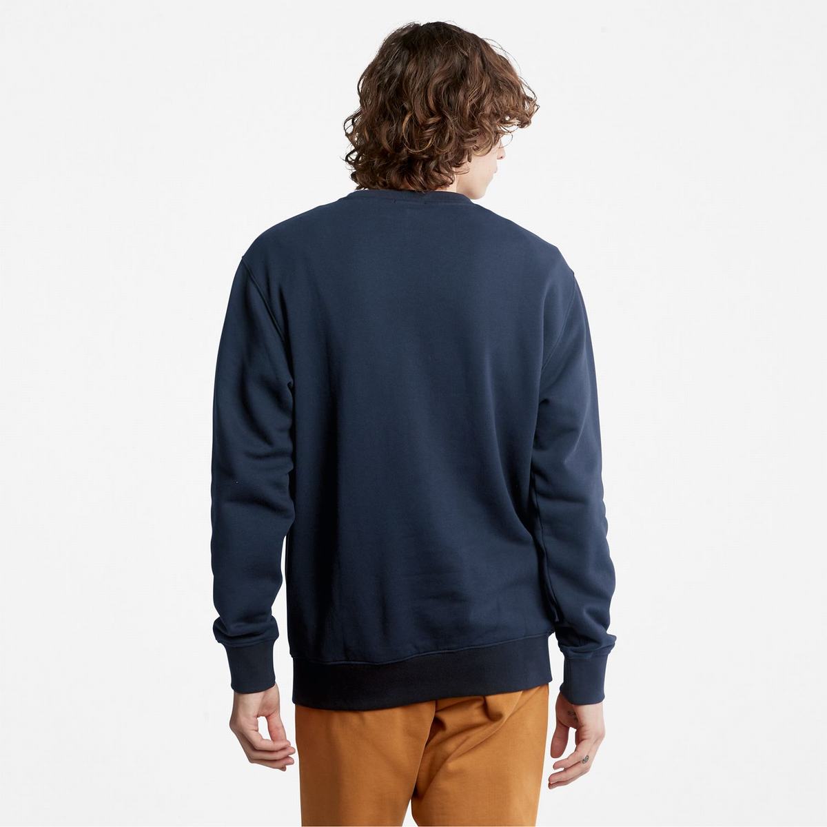 Timberland Sweatshirts Herre Mørkeblå | VNZY93081