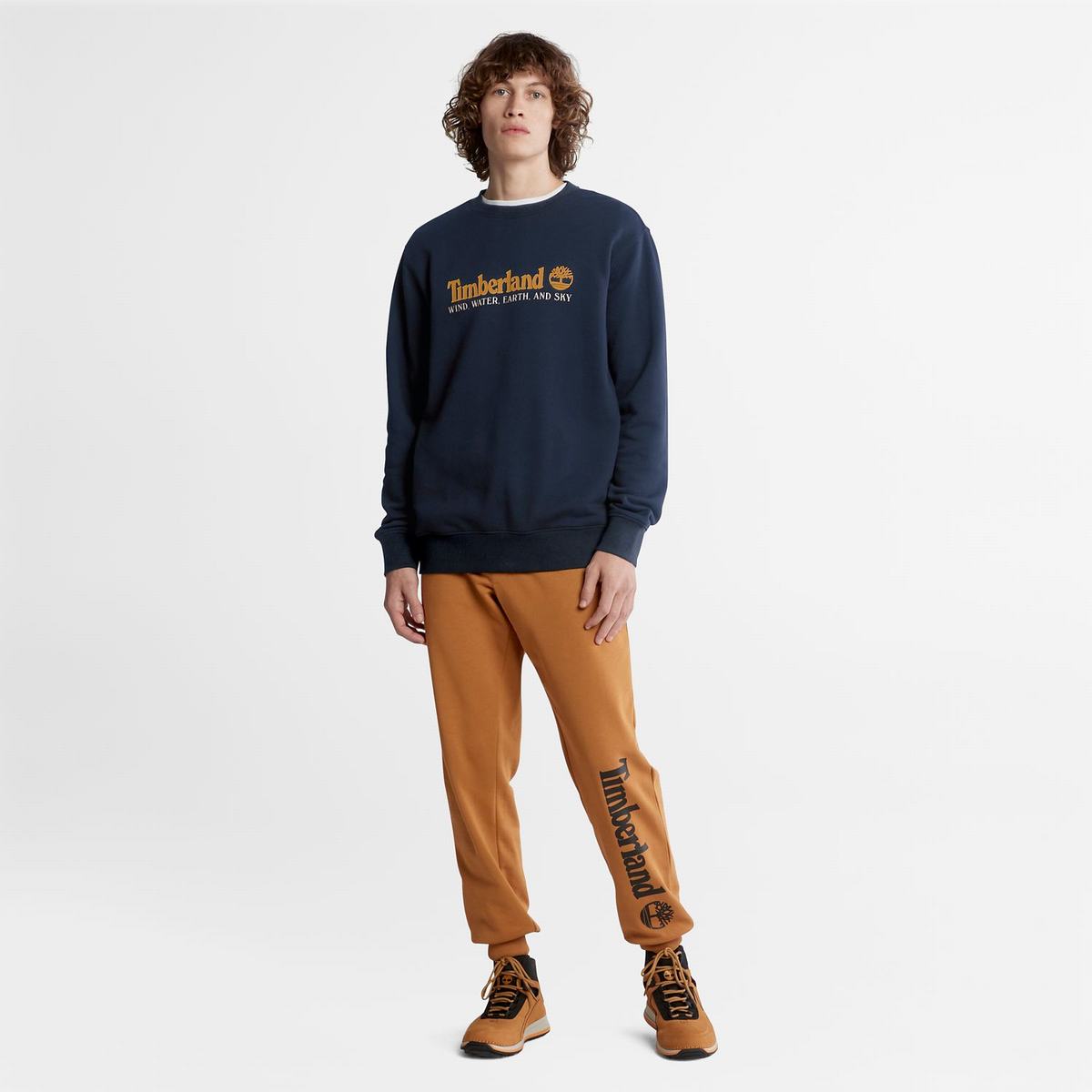 Timberland Sweatshirts Herre Mørkeblå | VNZY93081