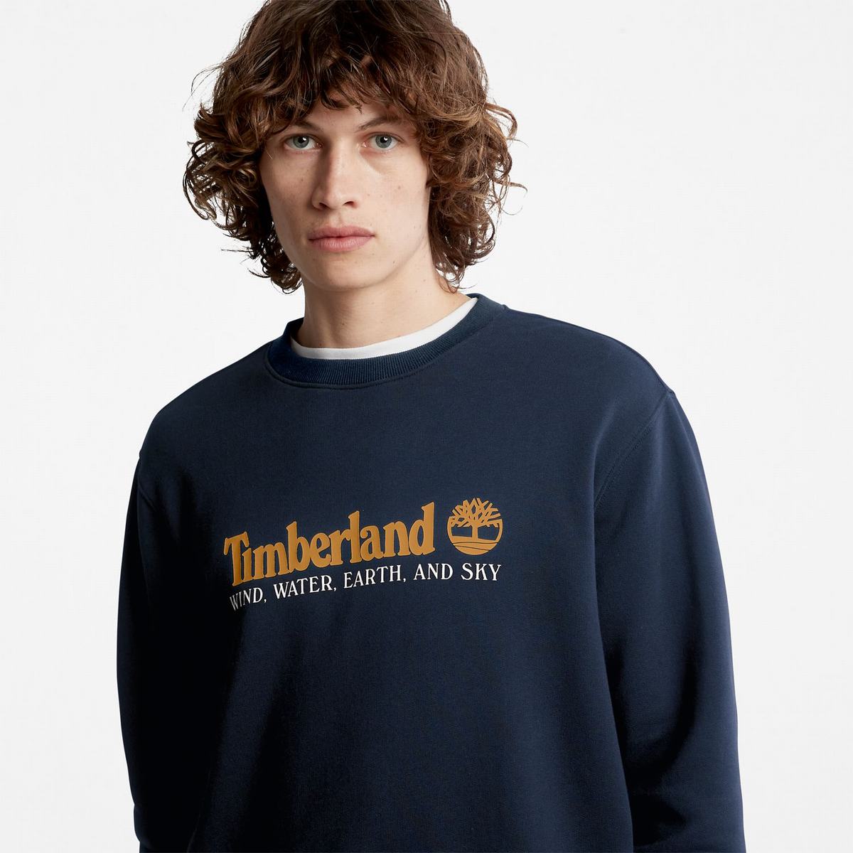 Timberland Sweatshirts Herre Mørkeblå | VNZY93081