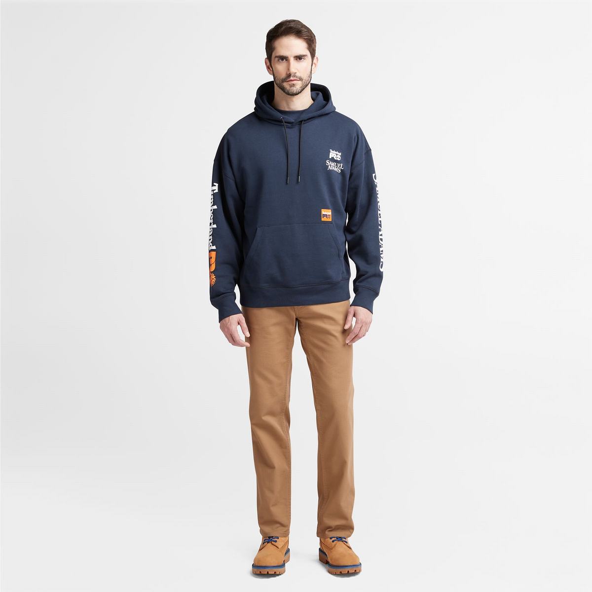 Timberland Sweatshirts Herre Mørkeblå | ZMOF46380