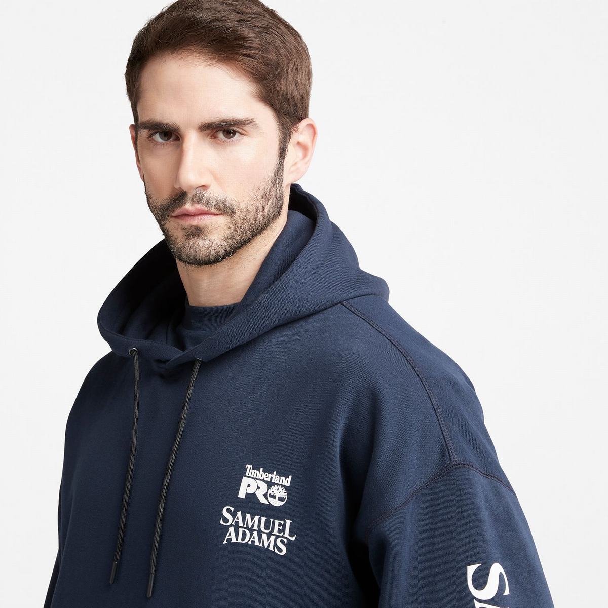 Timberland Sweatshirts Herre Mørkeblå | ZMOF46380