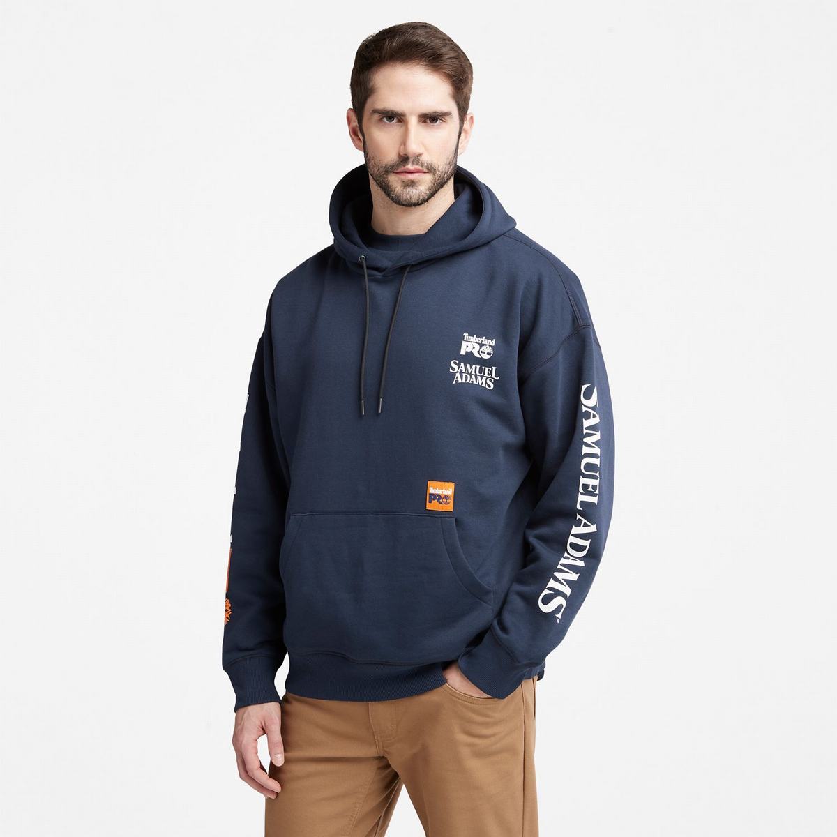 Timberland Sweatshirts Herre Mørkeblå | ZMOF46380