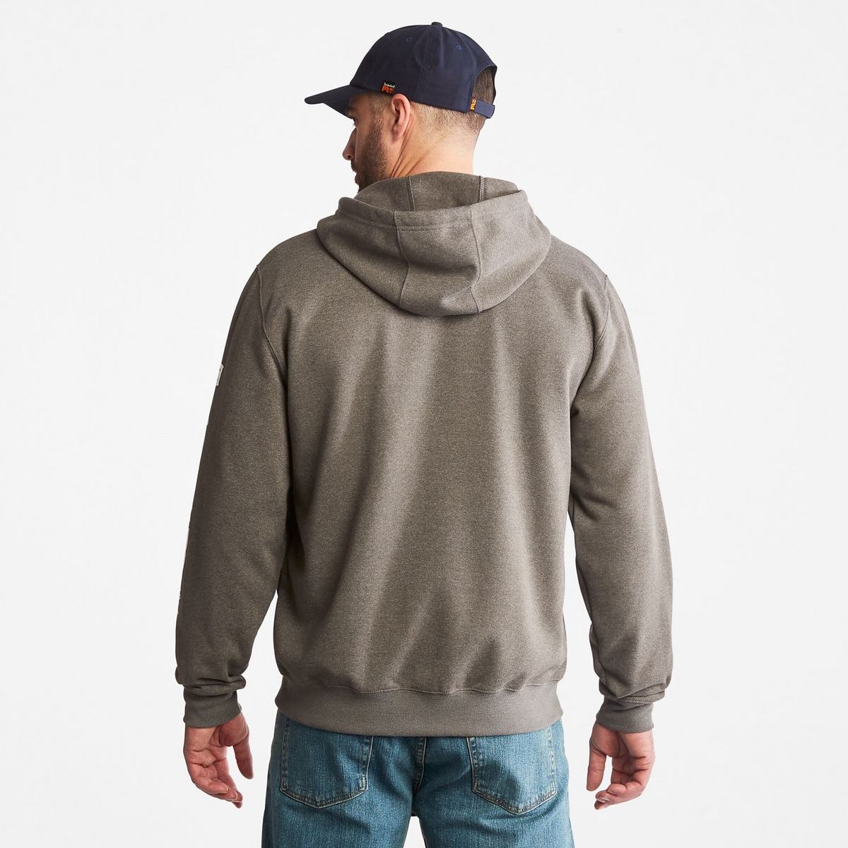 Timberland Sweatshirts Herre Mørkegrå Hvide | UADL10589