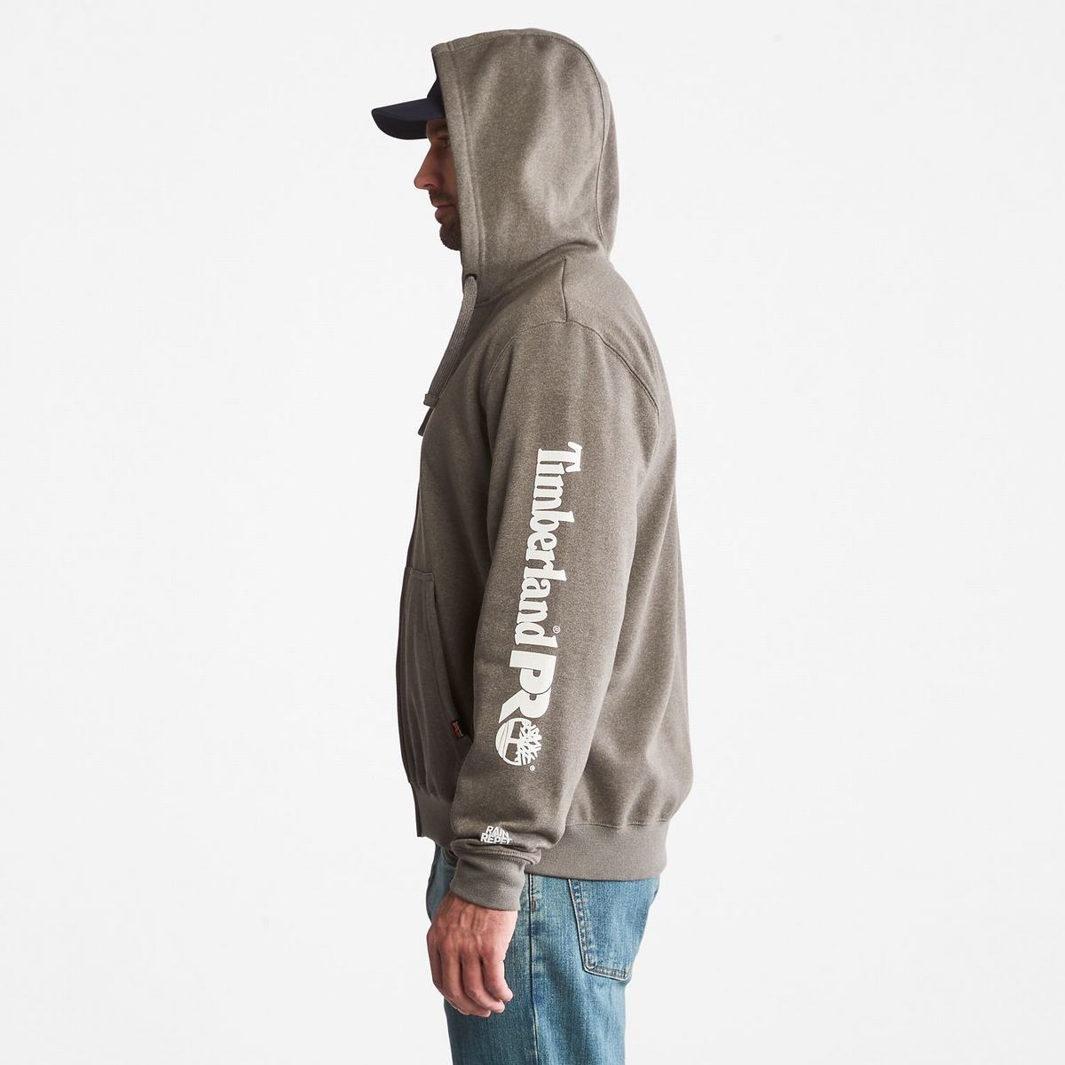 Timberland Sweatshirts Herre Mørkegrå Hvide | UADL10589