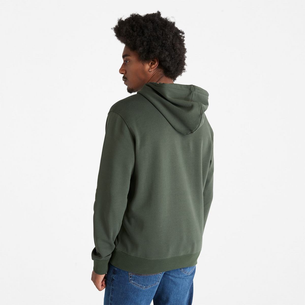 Timberland Sweatshirts Herre Mørkeolivengrøn Brune | KBLY37601