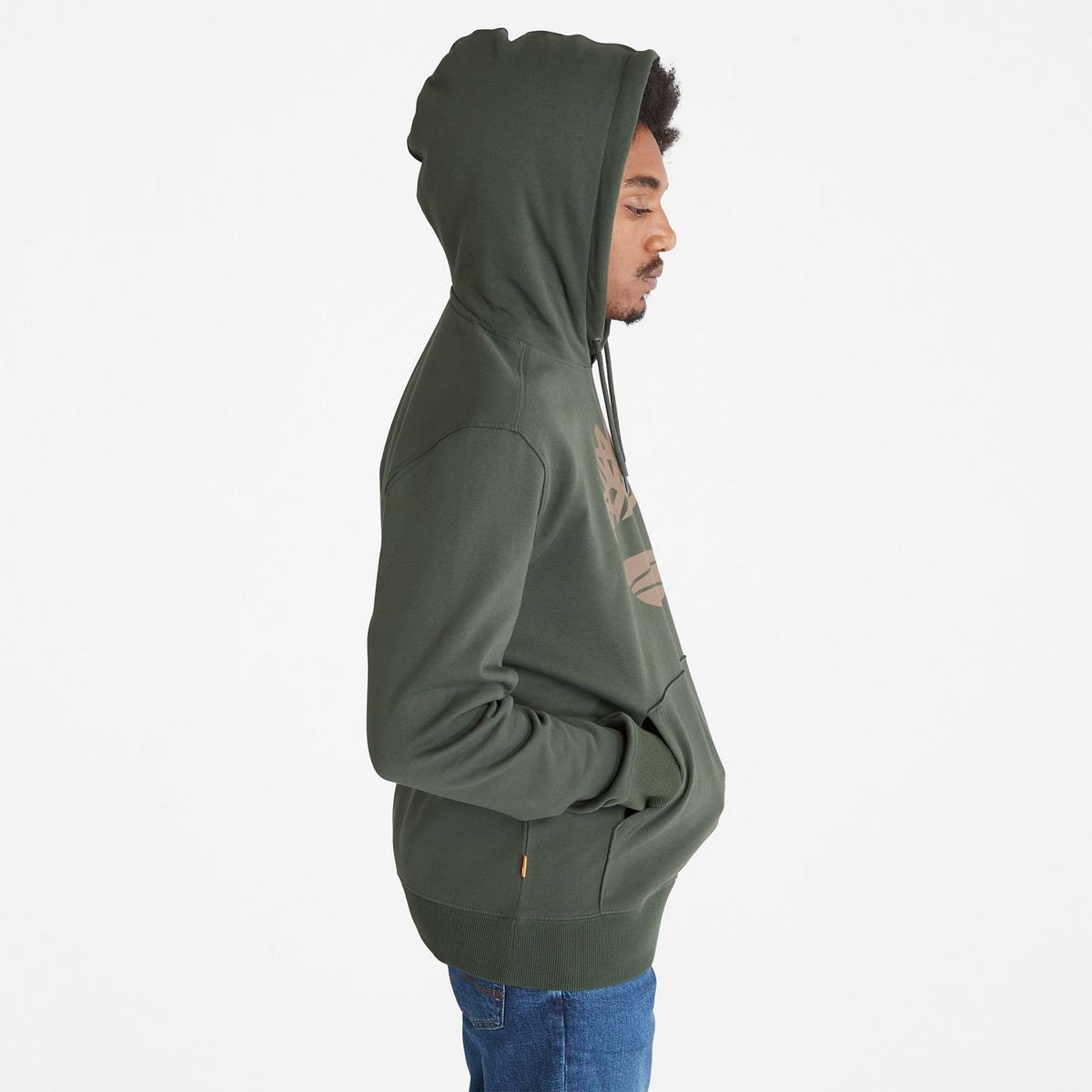 Timberland Sweatshirts Herre Mørkeolivengrøn Brune | KBLY37601