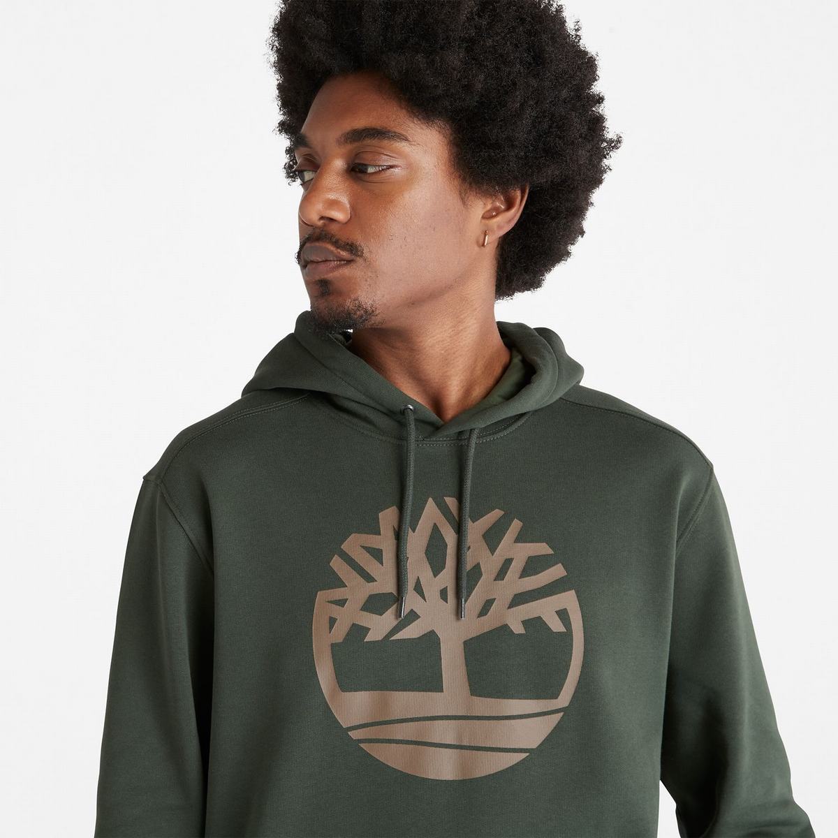 Timberland Sweatshirts Herre Mørkeolivengrøn Brune | KBLY37601