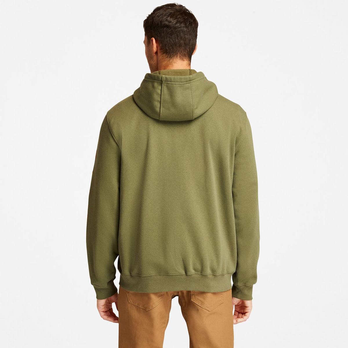 Timberland Sweatshirts Herre Olivengrøn | XADC49165