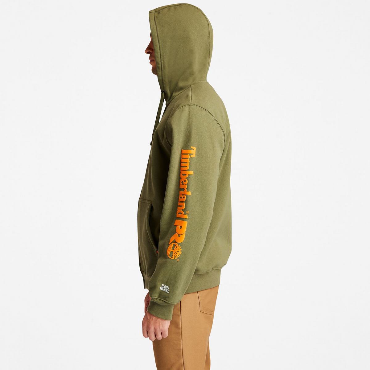 Timberland Sweatshirts Herre Olivengrøn | XADC49165