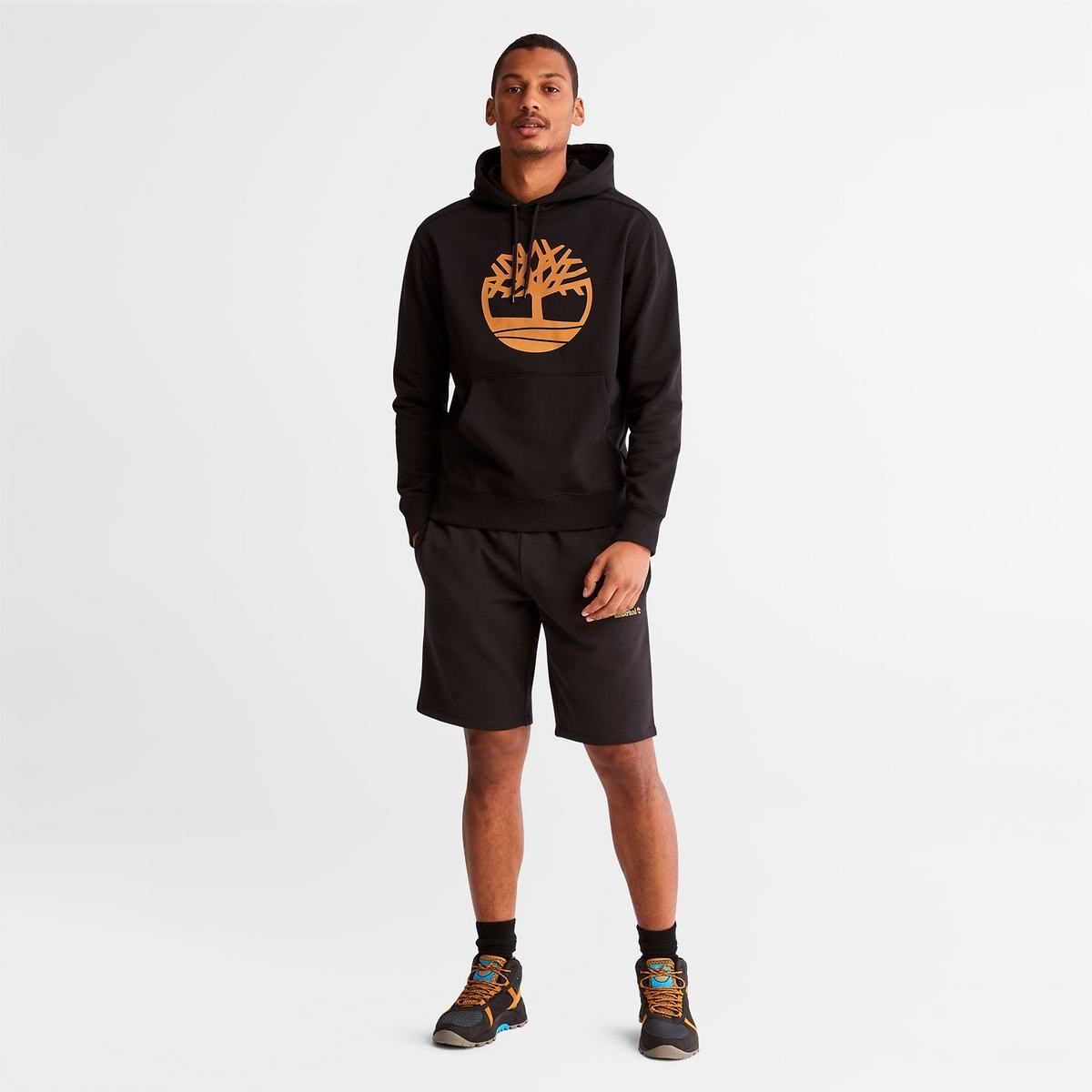 Timberland Sweatshirts Herre Sort Brune | BAQV74289