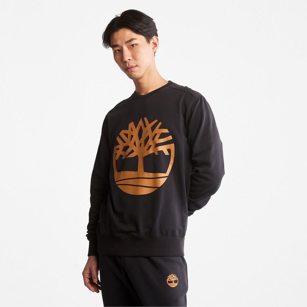 Timberland Sweatshirts Herre Sort Brune | KYTP78390