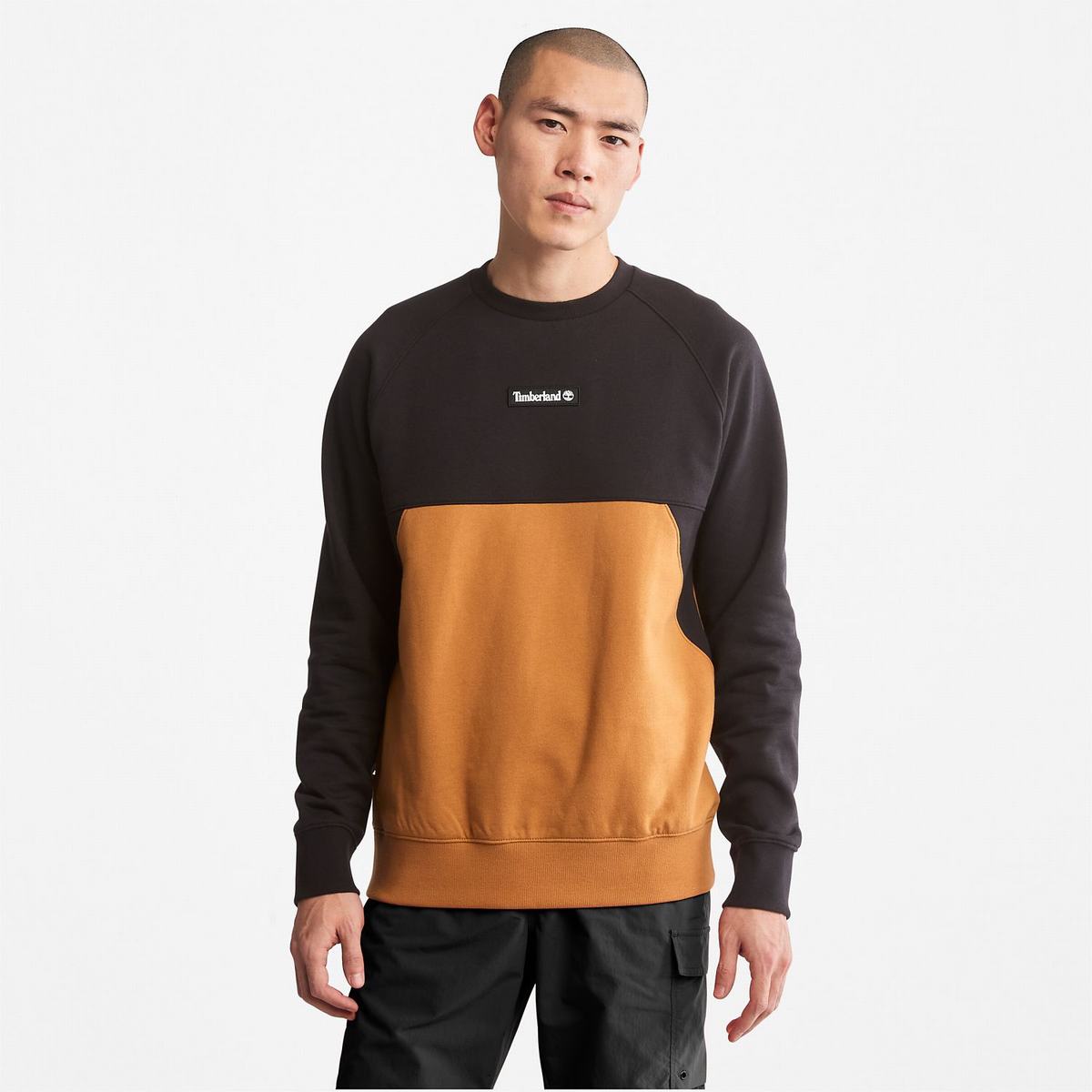 Timberland Sweatshirts Herre Sort Brune | PMSO34182