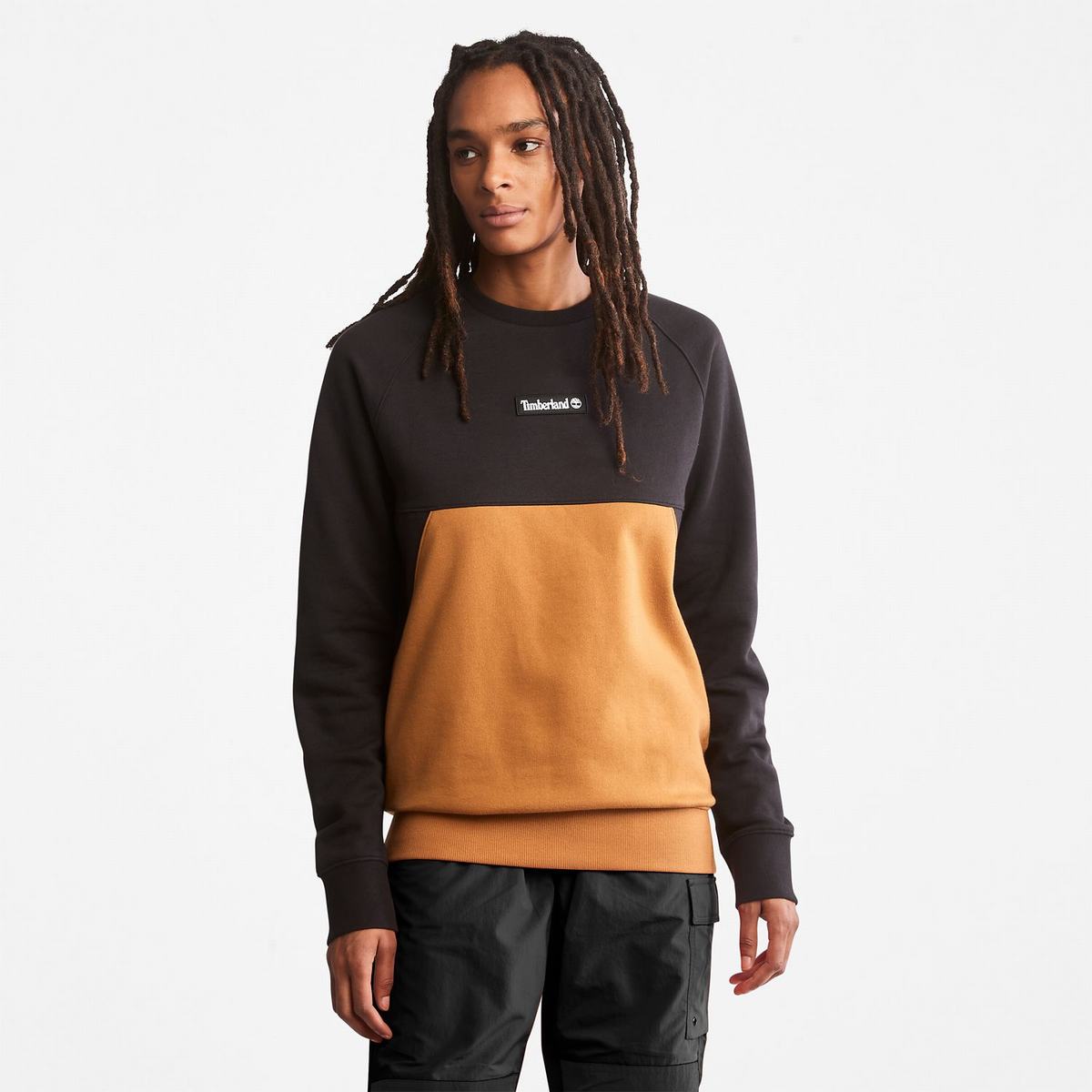 Timberland Sweatshirts Herre Sort Brune | PMSO34182