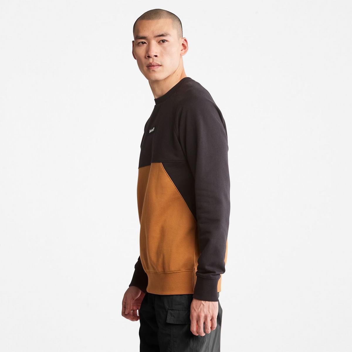 Timberland Sweatshirts Herre Sort Brune | PMSO34182