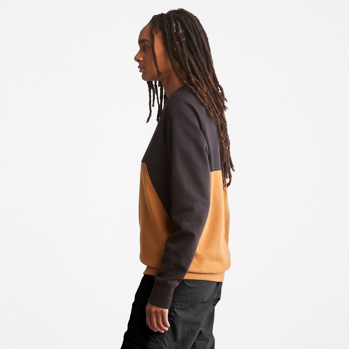 Timberland Sweatshirts Herre Sort Brune | PMSO34182