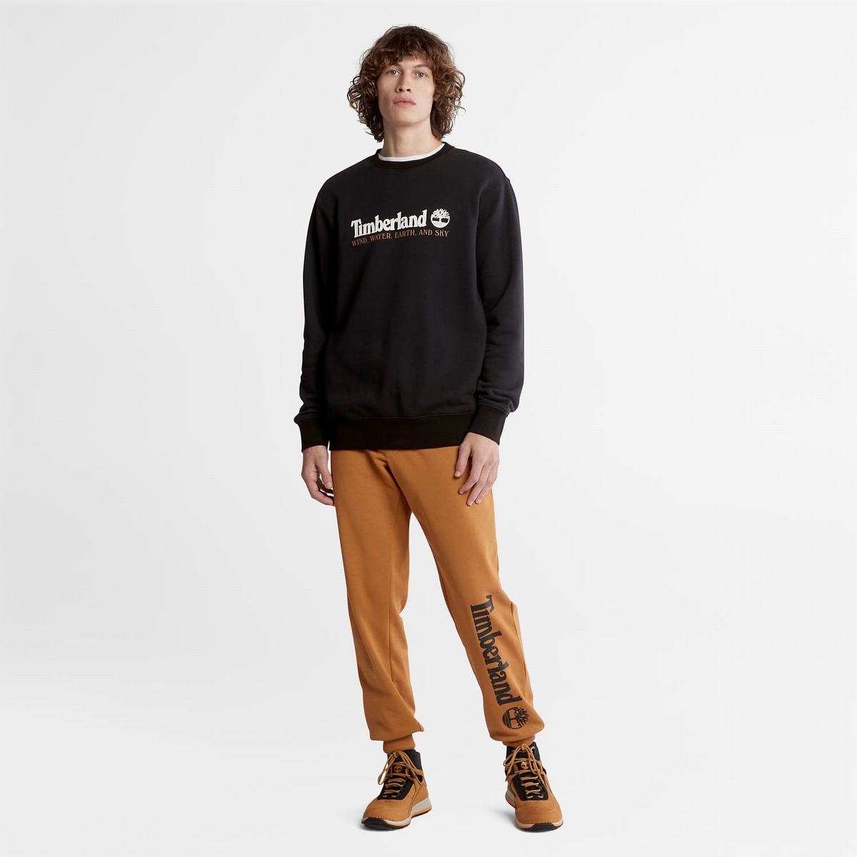 Timberland Sweatshirts Herre Sort | OEQF10243