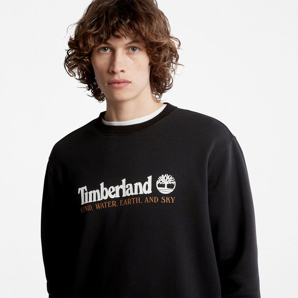 Timberland Sweatshirts Herre Sort | OEQF10243