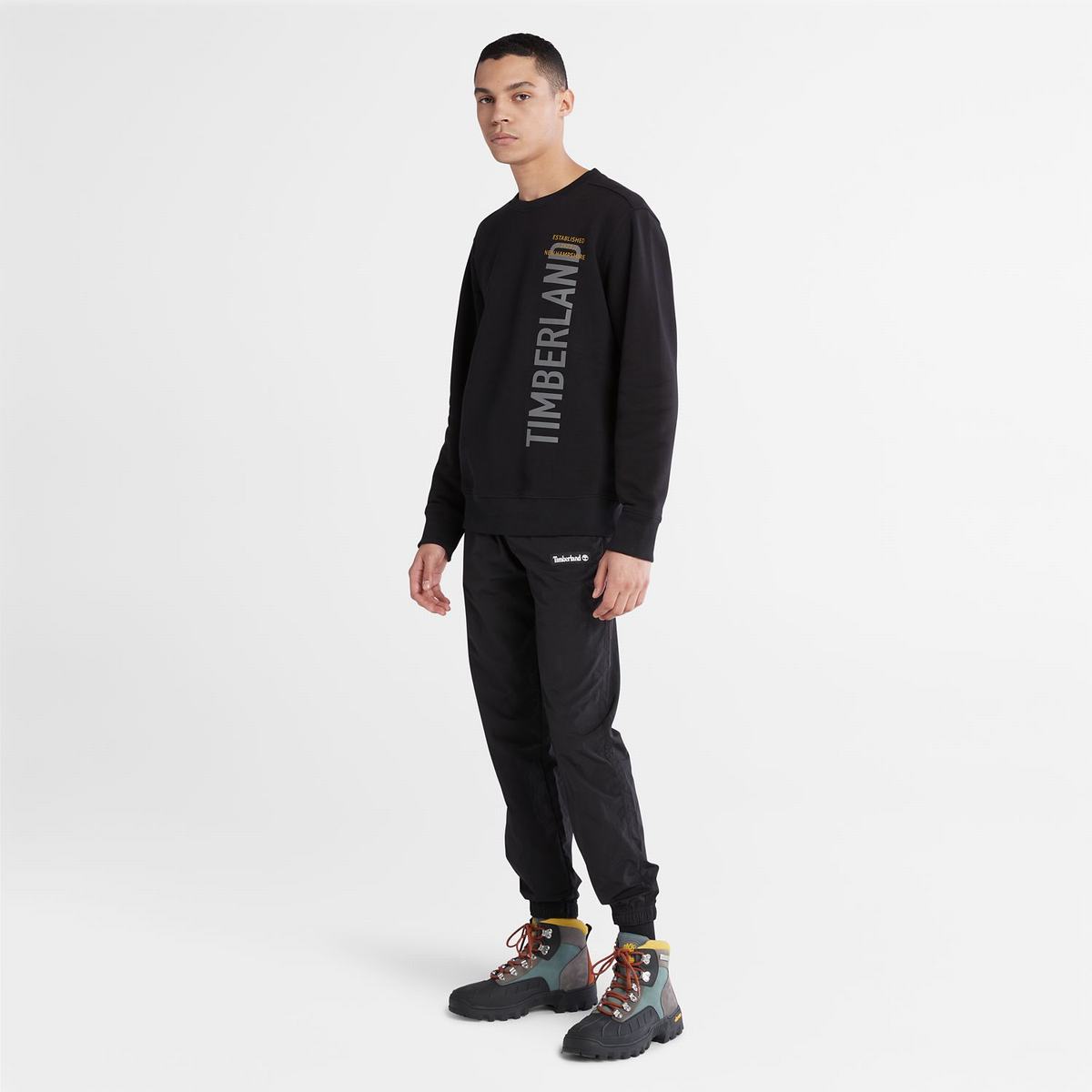 Timberland Sweatshirts Herre Sort | SUNH17532