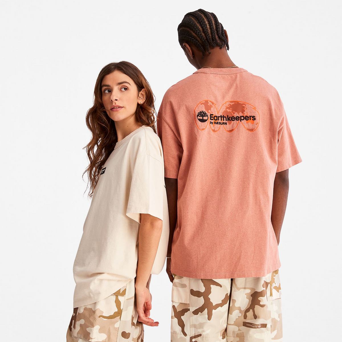 Timberland T Shirts Dame Beige | OEQG08417