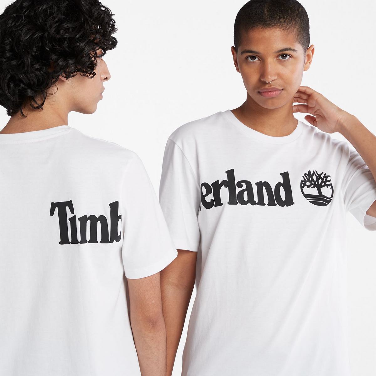 Timberland T Shirts Dame Hvide | LWSD24397